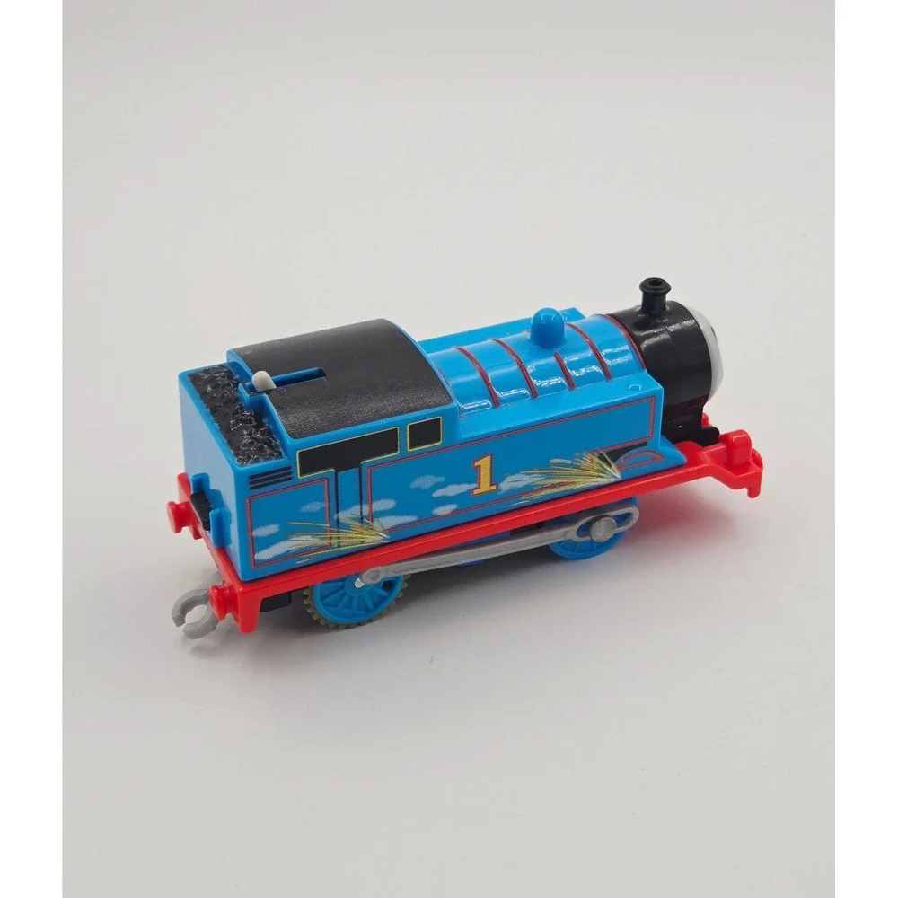 Mattel Thomas and Friends 2013 Gullane Motorized Blue Engine 1 w/Cargo Car WORKS